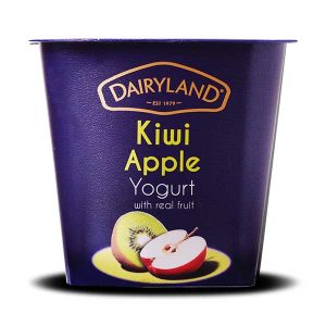 Dairyland Kiwi Apple yogurt with real fruit