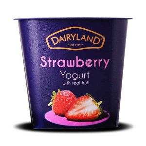 Dairyland Strawberry Yogurt with real fruit