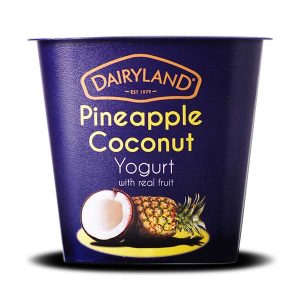 Dairyland Pineapple coconut yogurt with real fruit