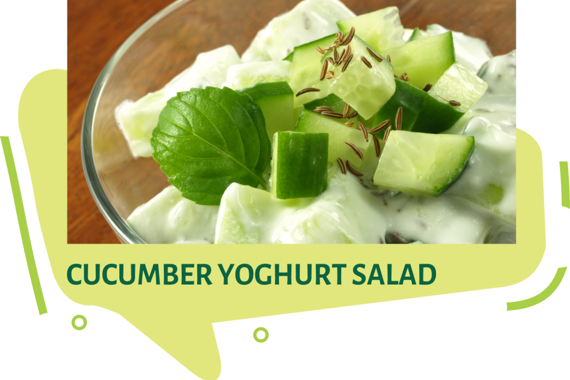 kenya cucumber yoghurt salad