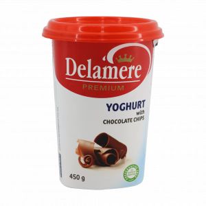 Delamere Chocolate Chips Yoghurt 450Ml