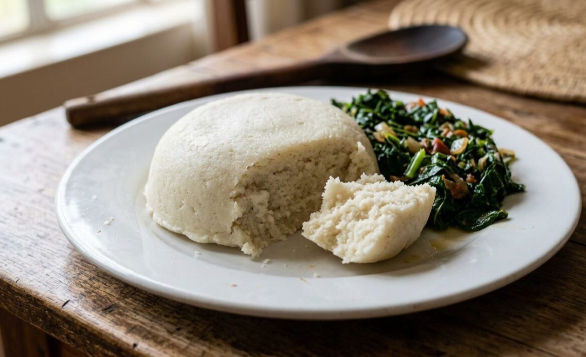 Maize and Finger Millet Flour Ugali