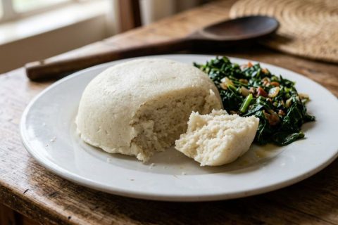 Maize and Finger Millet Flour Ugali