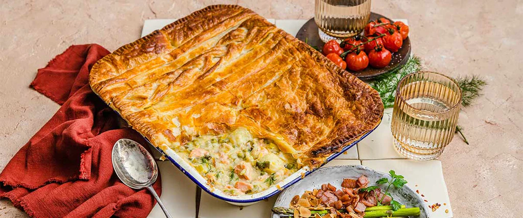 Salmon and Potato Pie