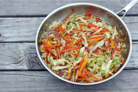 Stir fried cabbage