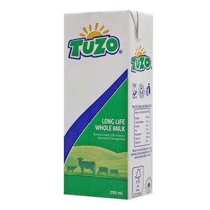 Tuzo Strawberry UHT Whole Milk 250ml