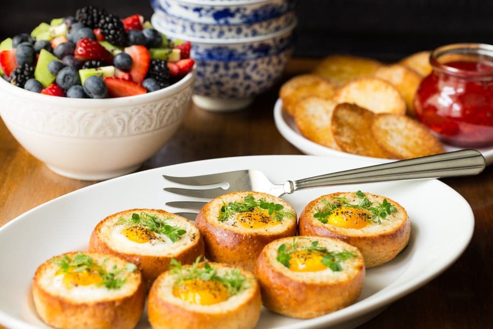 Egg in a basket