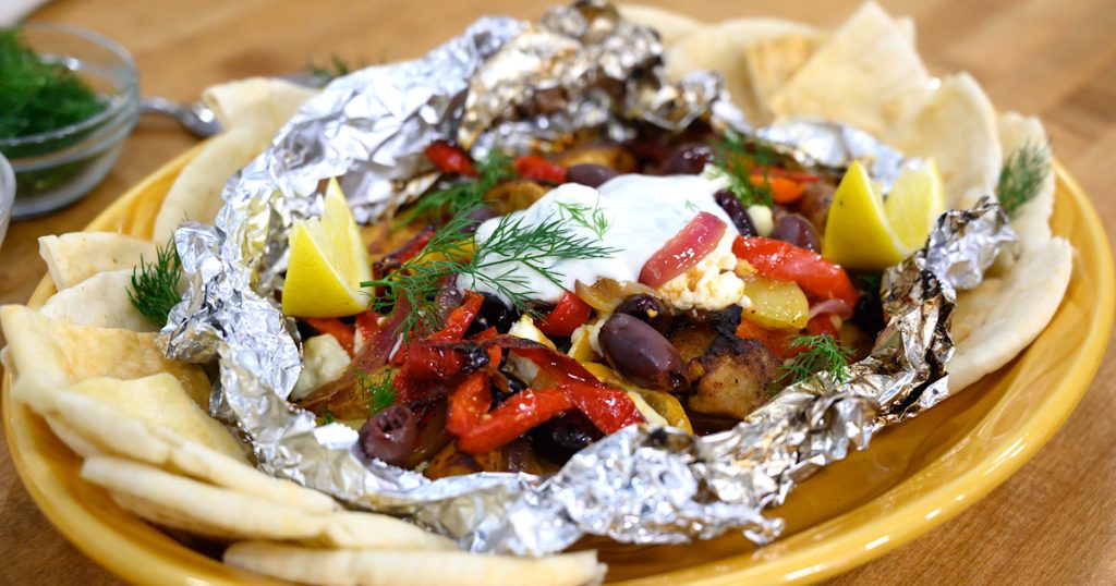 Kenya style Chicken foil packet dinner recipe