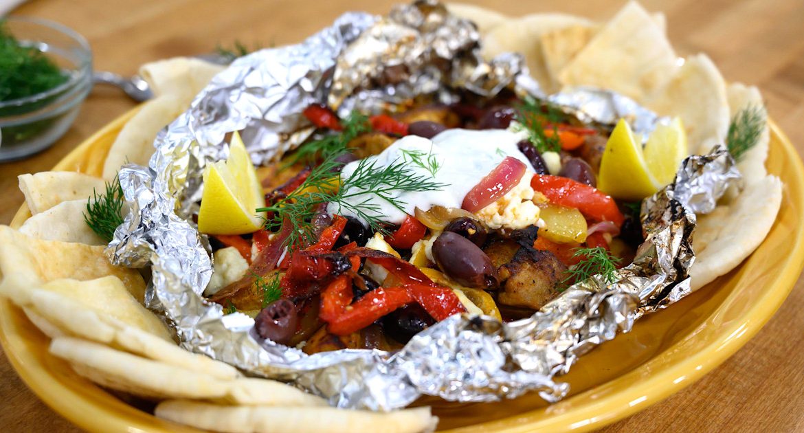 Kenya style Chicken foil packet dinner recipe