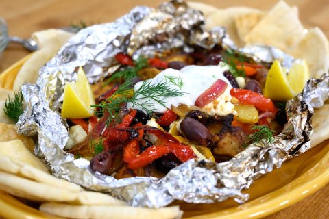 Kenya style Chicken foil packet dinner recipe