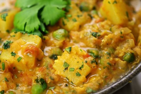 Lentil, Pea and Sweet Potato Curry