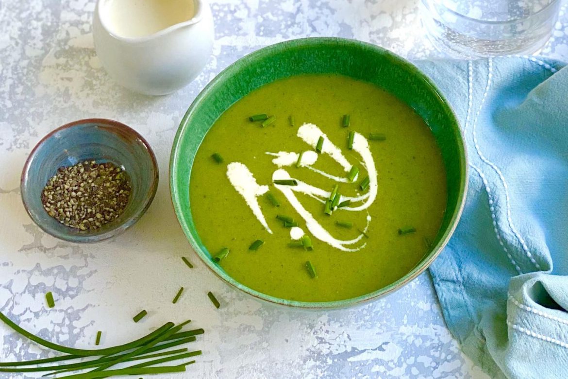 Lettuce soup